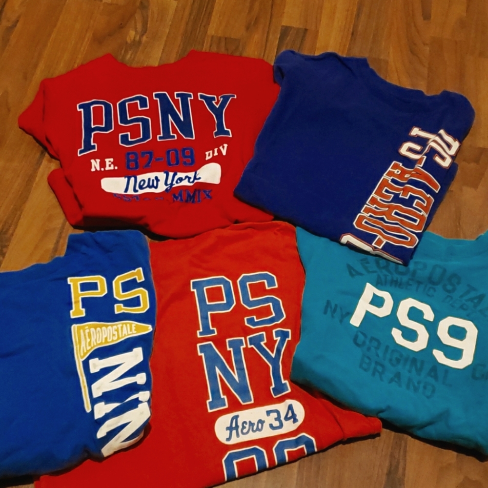 Aeropostale (ps) Boys Large (12) Lot of 5 shirts